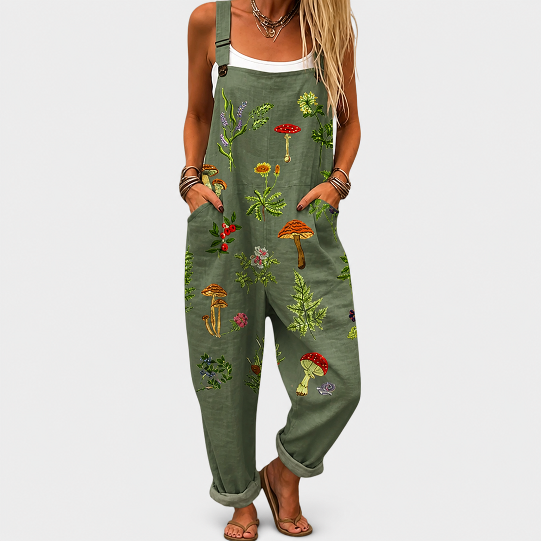 Comfortable Printed Jumpsuit