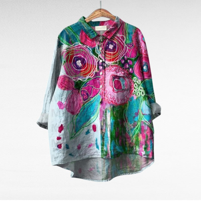 Mireva - Elegant Vintage Blouse