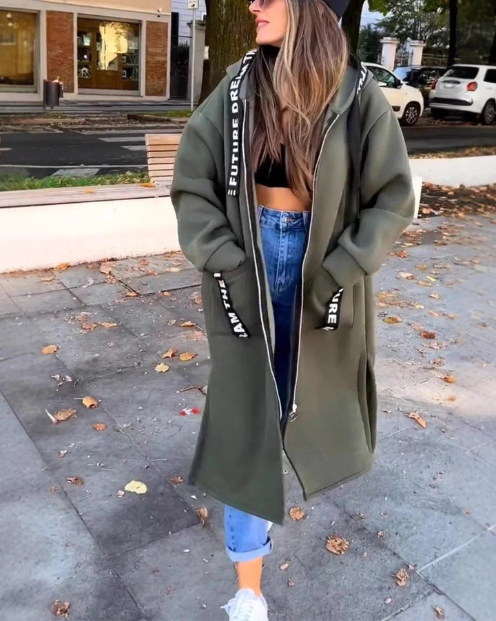 Marina - Long hooded sweatshirt
