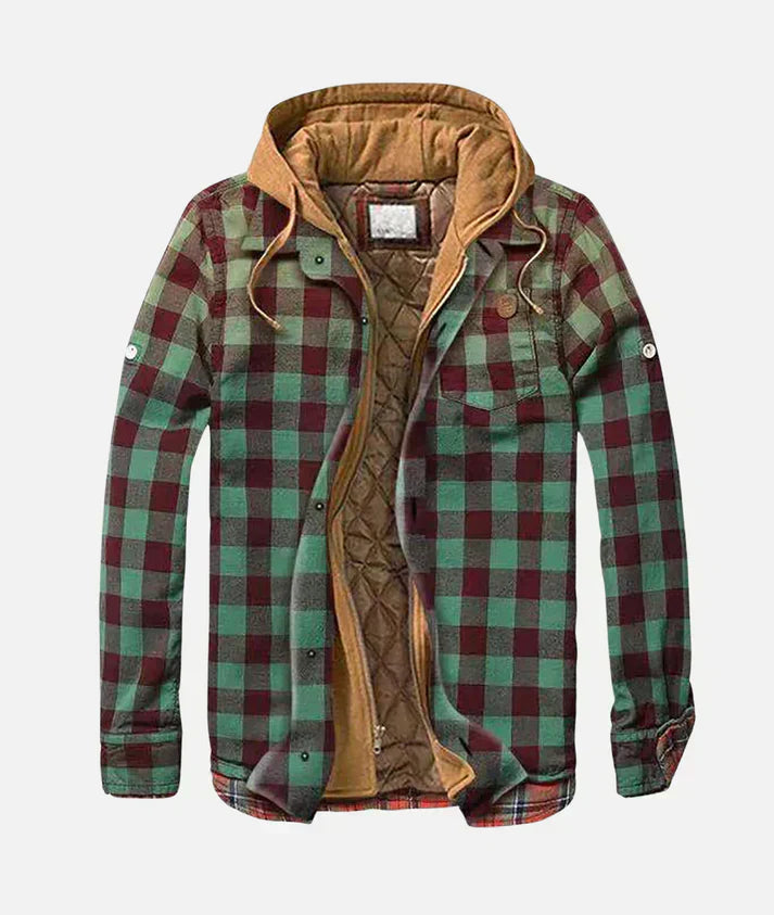 Šimon - Plaid patchwork jacket full of style and character