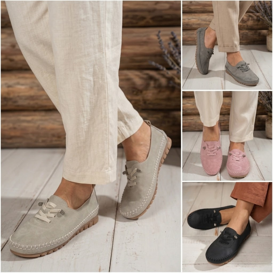 Céliane | Soft Moccasins with Ergonomic Sole and Total Comfort