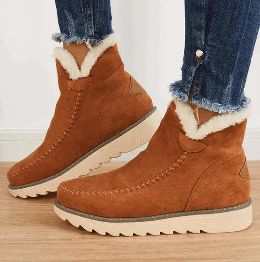 Women's Ankle Boots - Soft Lined with Sawtooth Sole