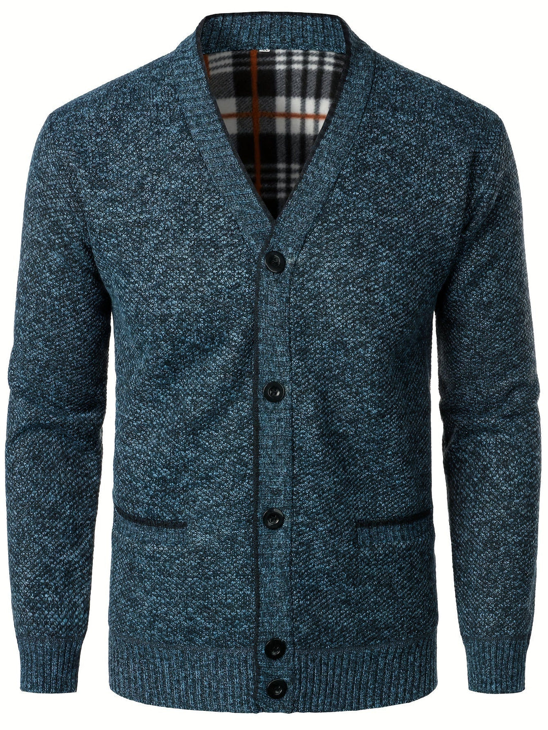 Men's Knitted Cardigan with Buttons