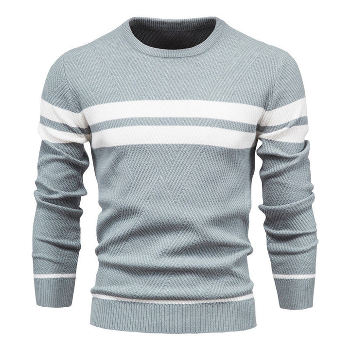 Modern Men's Jumper with Stripe Design