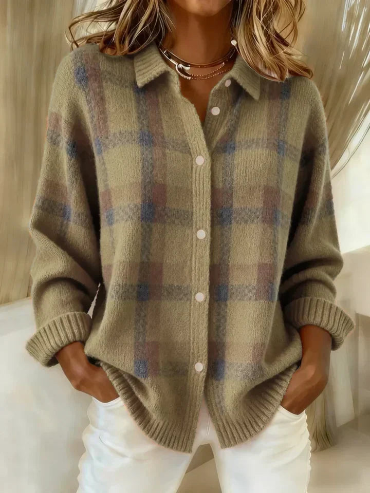 Thandi Vintage Check Sweater