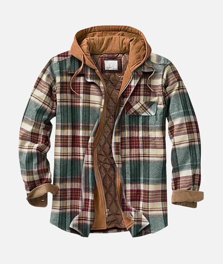 Šimon - Plaid patchwork jacket full of style and character