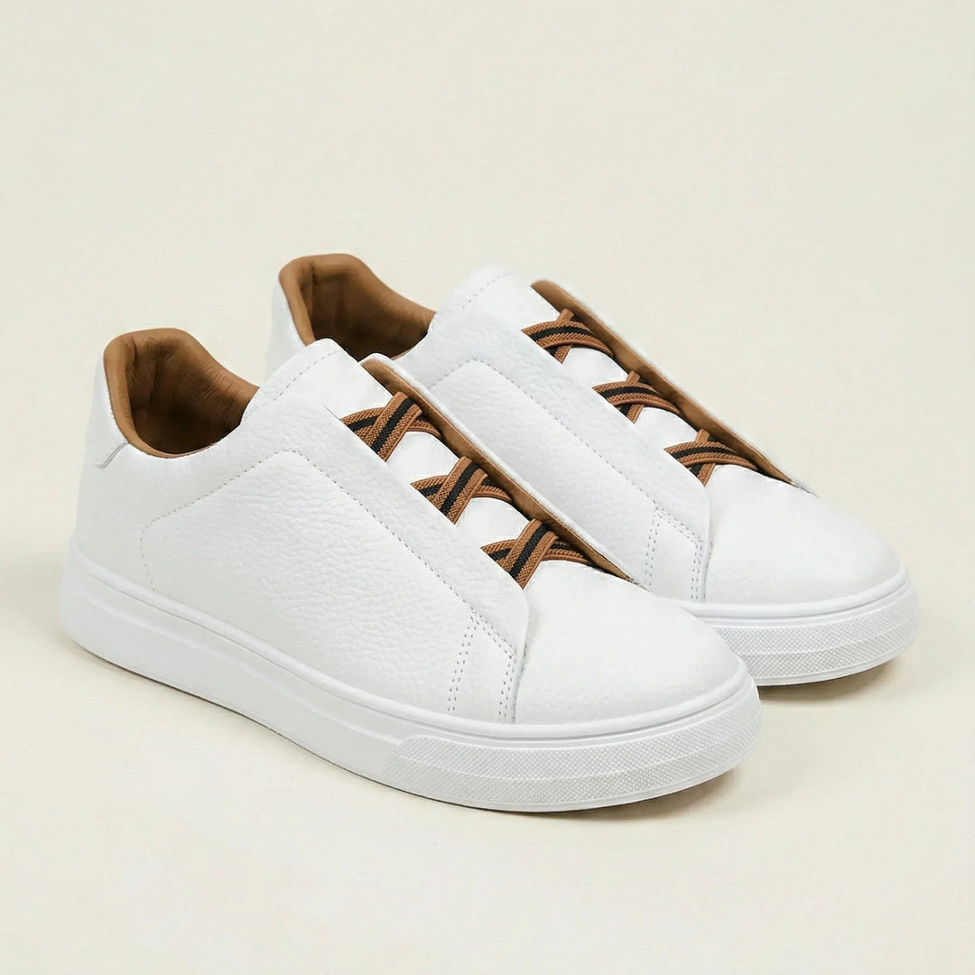 Benford Leather Trainers