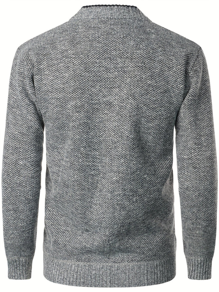 Men's Knitted Cardigan with Buttons