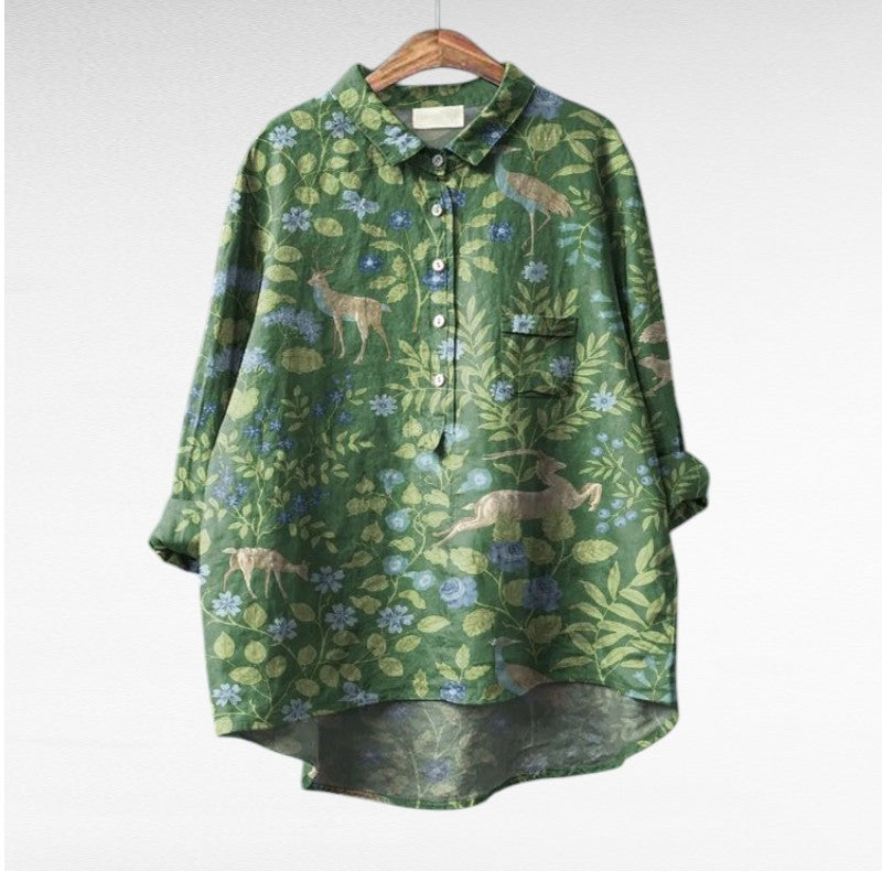Mireva - Elegant Vintage Blouse