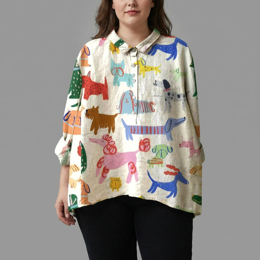 Amélie | Elegant summer blouse