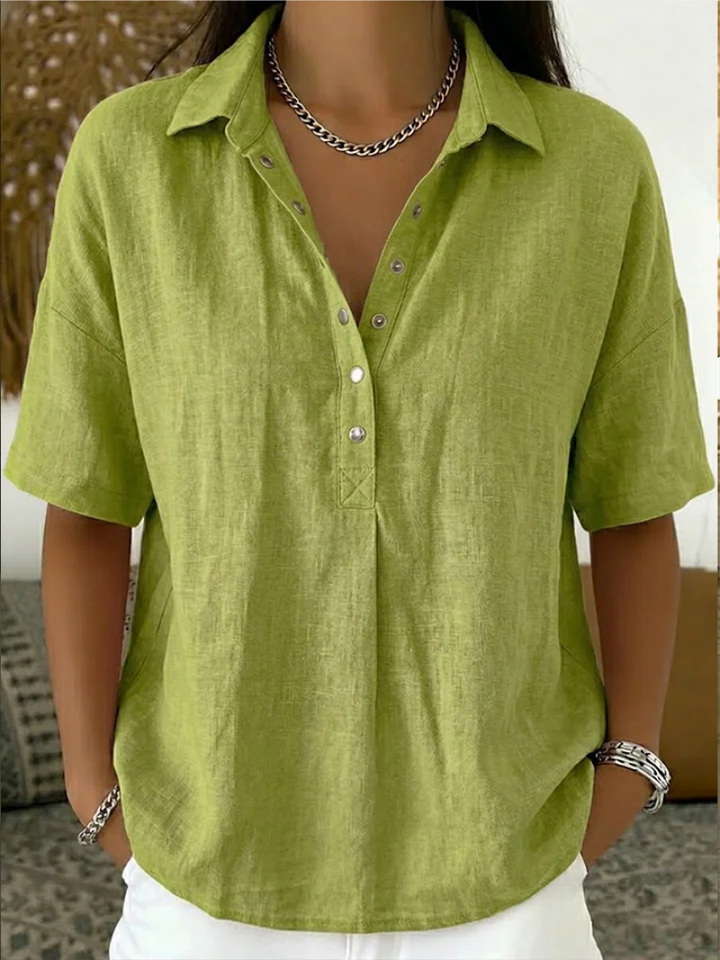 Sommerfeld | Blouse with Collar and Button Placket