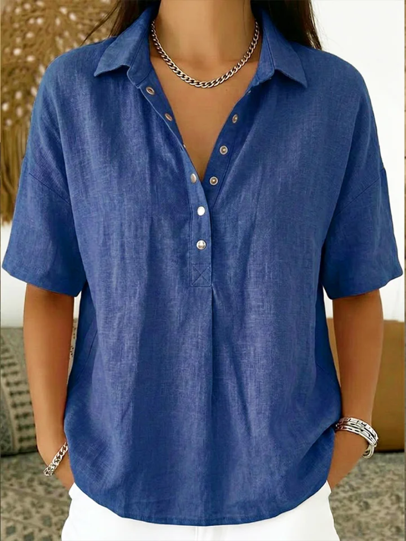 Sommerfeld | Blouse with Collar and Button Placket