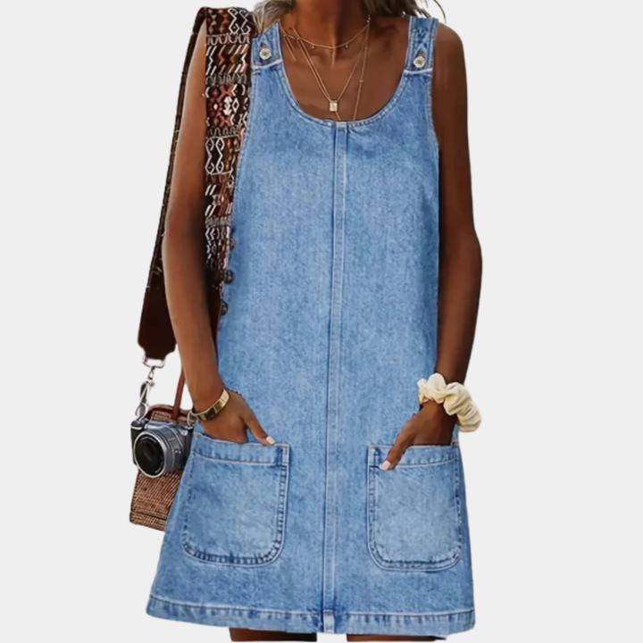 Saylor | Loose Denim-Style Dress