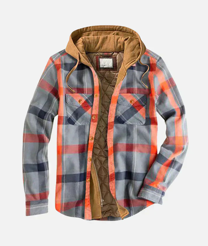 Šimon - Plaid patchwork jacket full of style and character