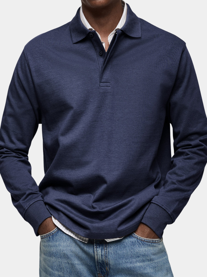 LAURENT MONACO | LUXURY LONG-SLEEVED POLO