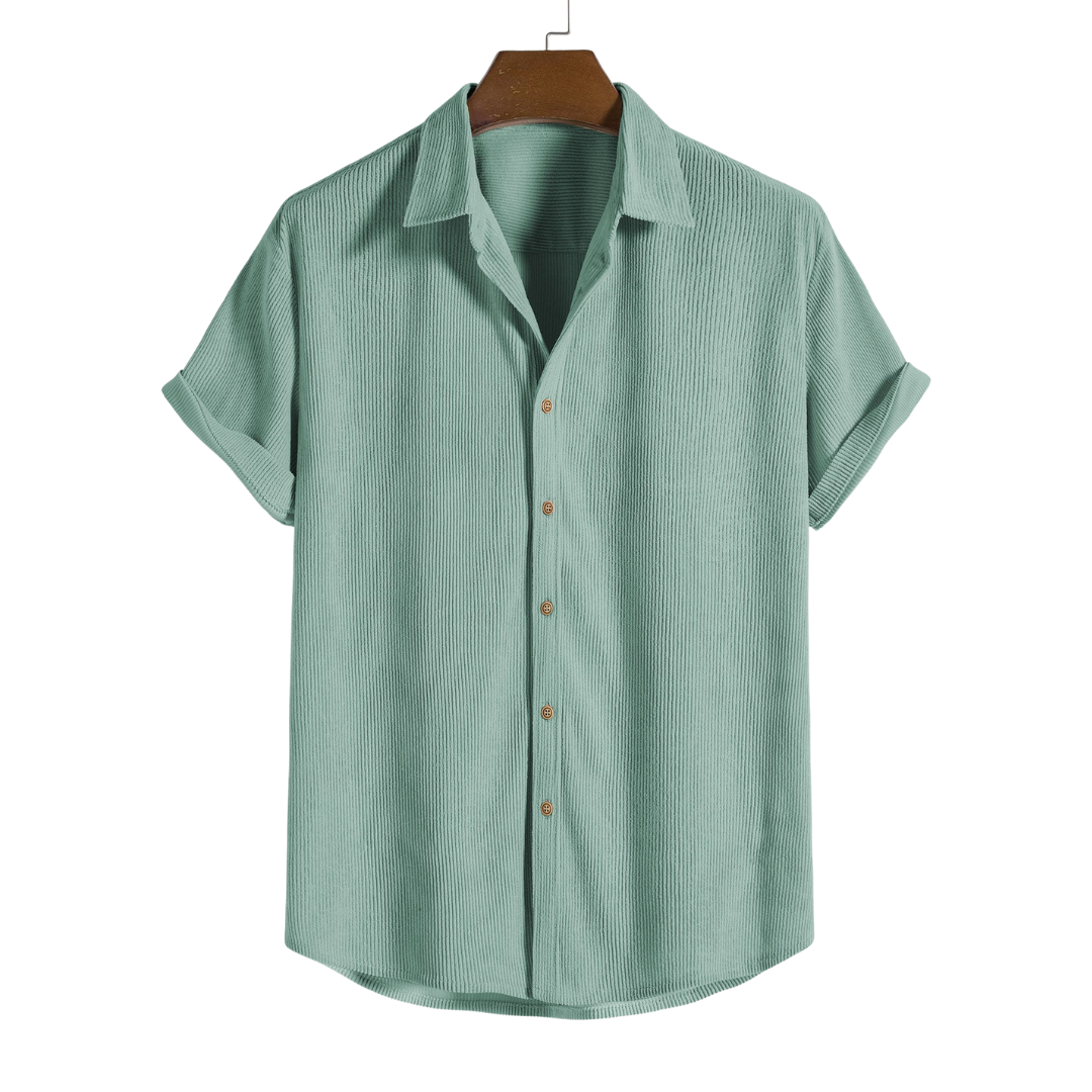 Shirt with Buttons and Short Sleeves