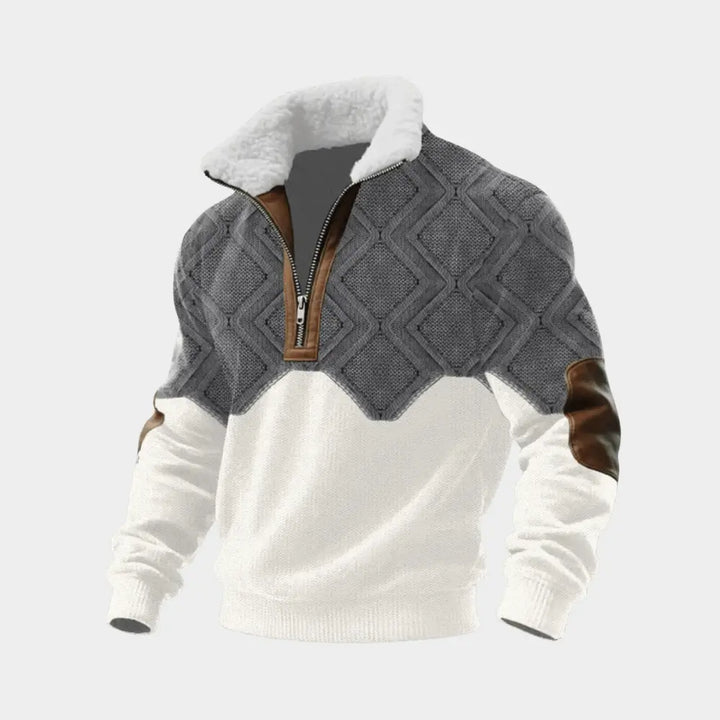 David - Fleece Collar Sweater