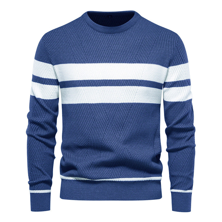 Modern Men's Jumper with Stripe Design