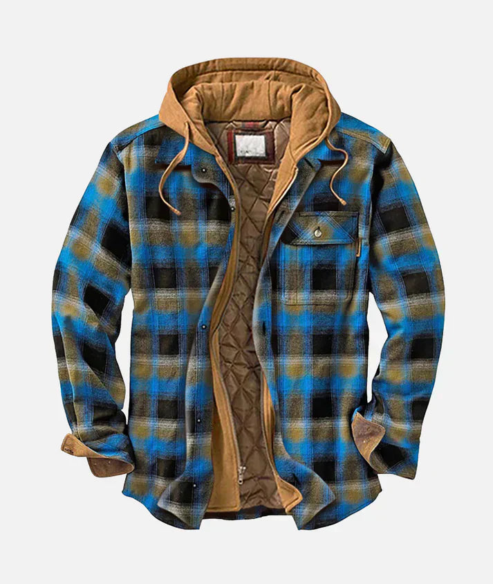 Šimon - Plaid patchwork jacket full of style and character