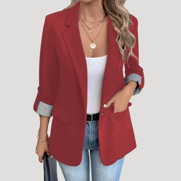 Women's fitted blazer smart casual blazer jacket women