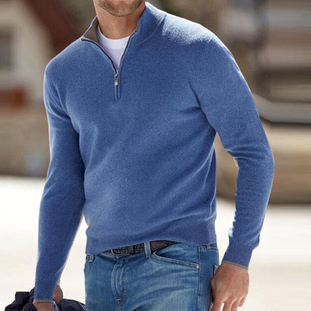 Miguelito | Casual Zip-Neck Pullover