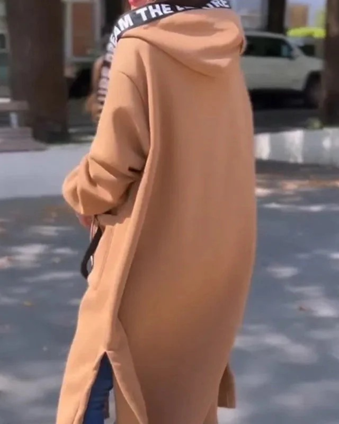 Marina - Long hooded sweatshirt