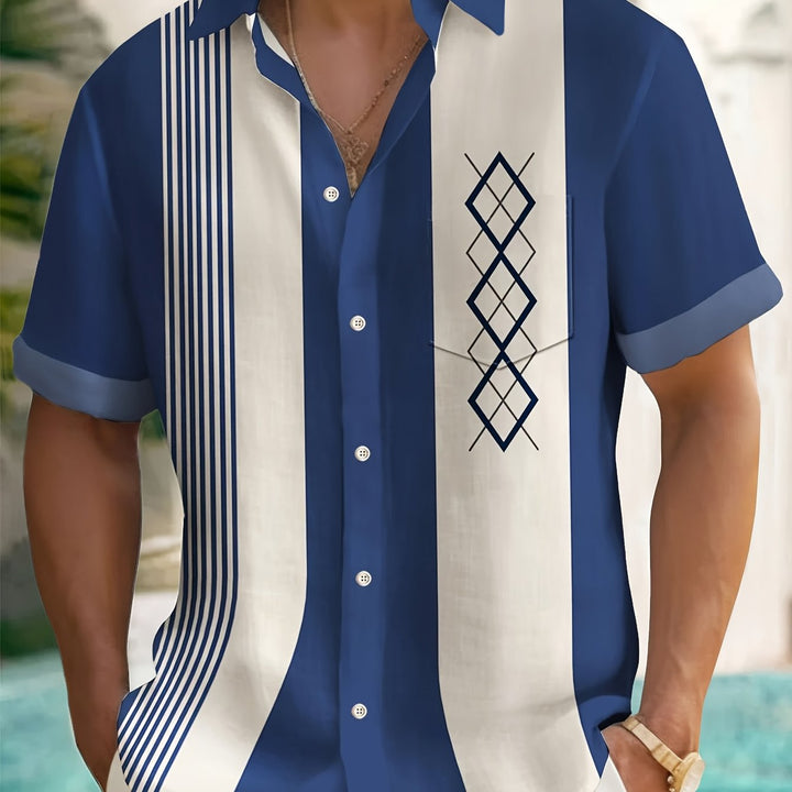 Holt | Men's Retro Bowling Short Sleeve Shirt