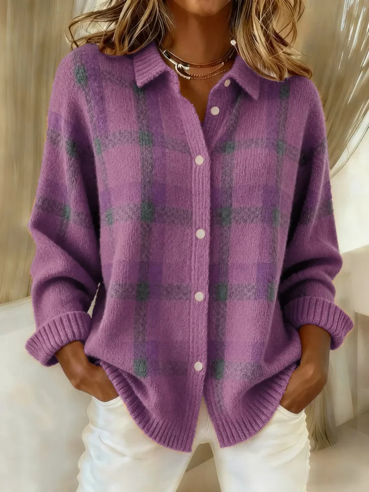 Thandi Vintage Check Sweater