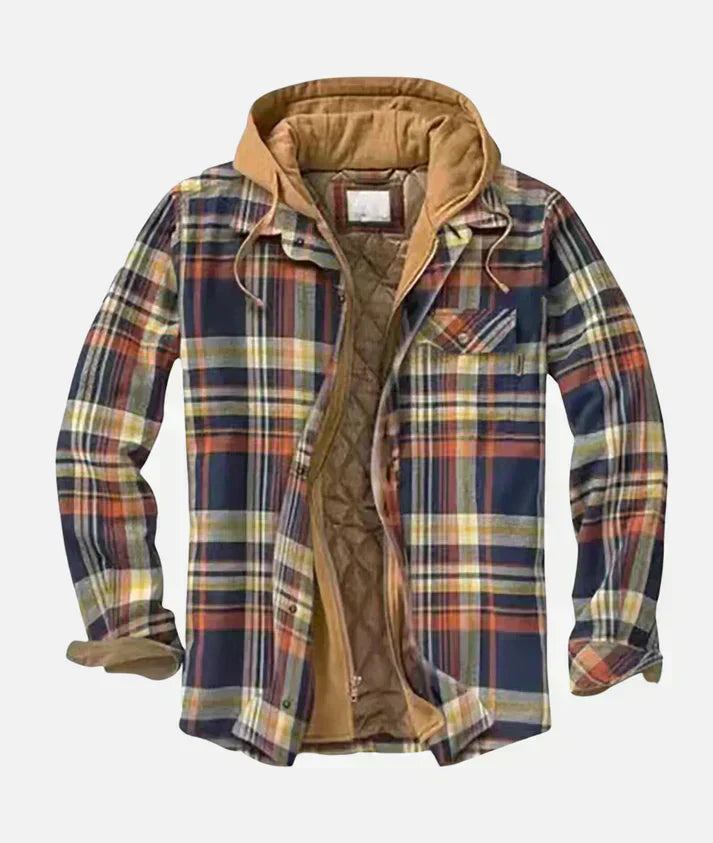 Šimon - Plaid patchwork jacket full of style and character