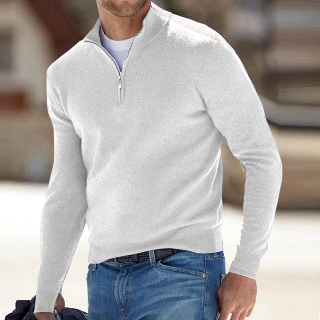 Miguelito | Casual Zip-Neck Pullover