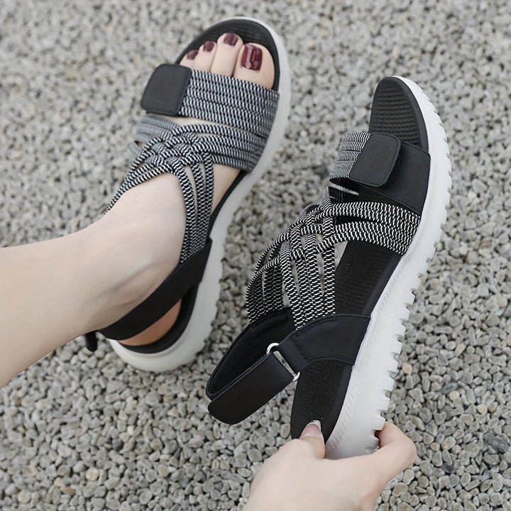 Soline | Sport-Chic Sandals with High Sole