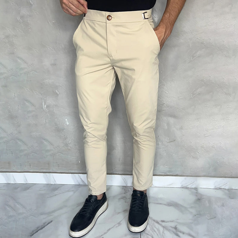 Matan | Classic Stretch Slim Fit Trousers