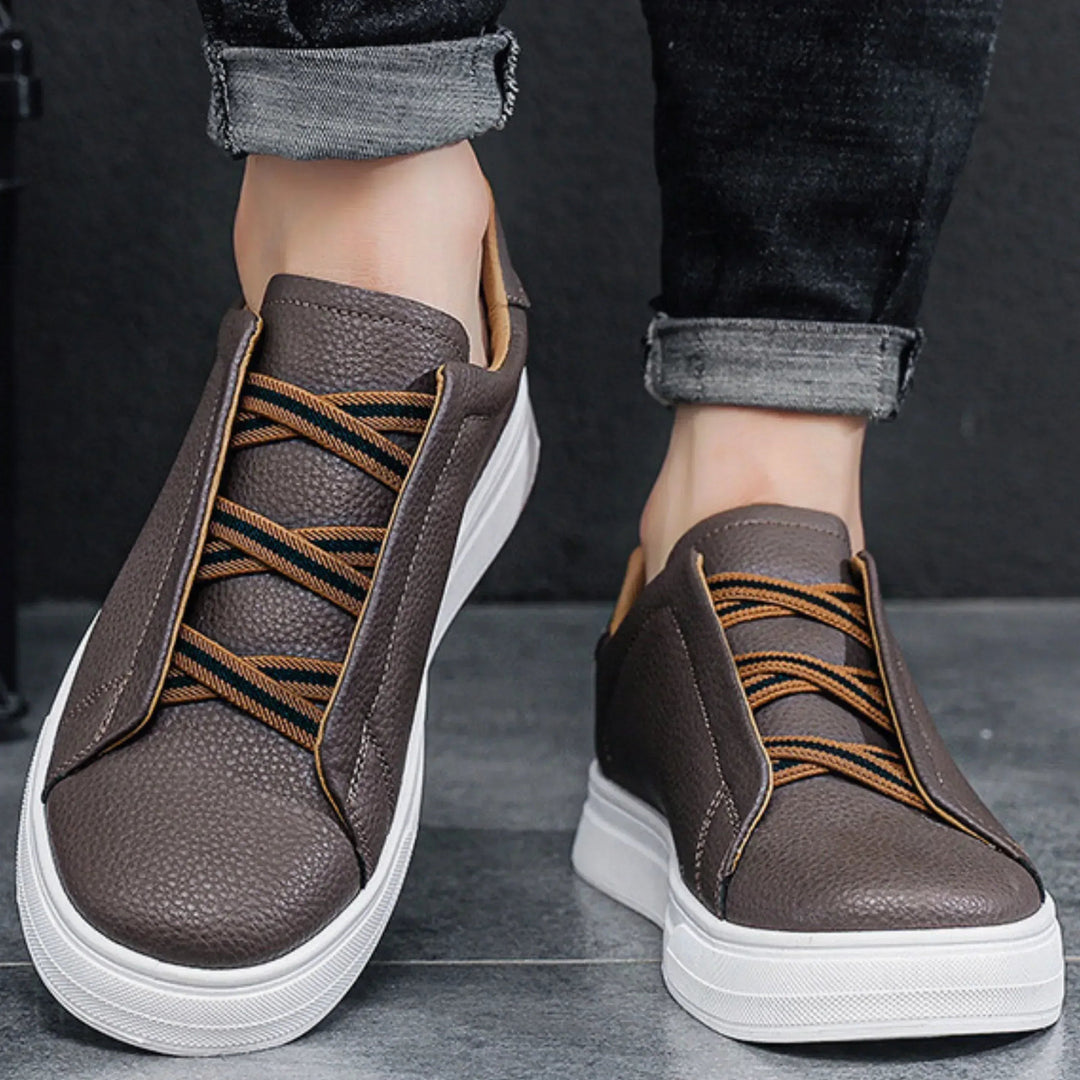 Benford Leather Trainers