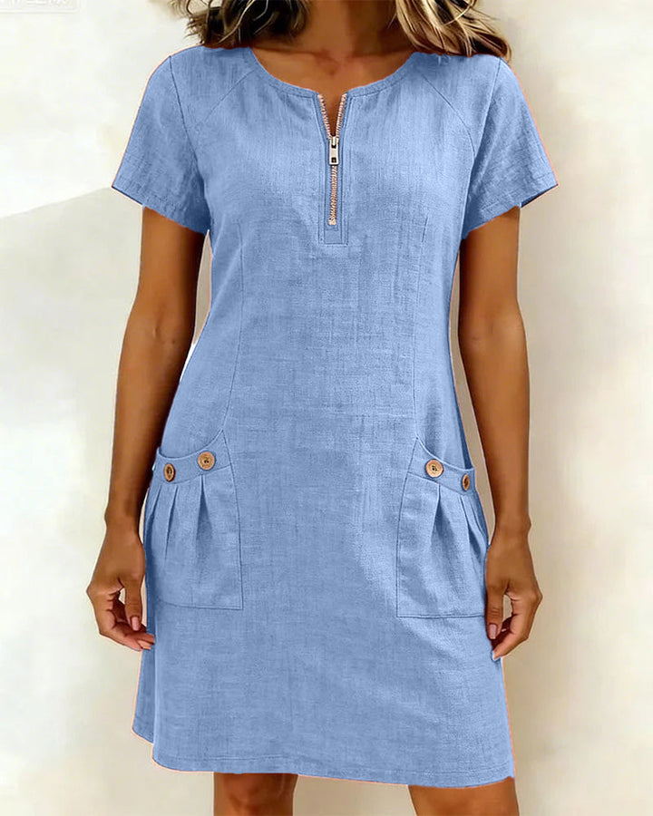 Van Elst Mode® | Dress with Zip Pocket