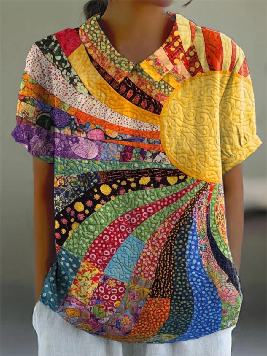 Lila | Patchwork Shirt II