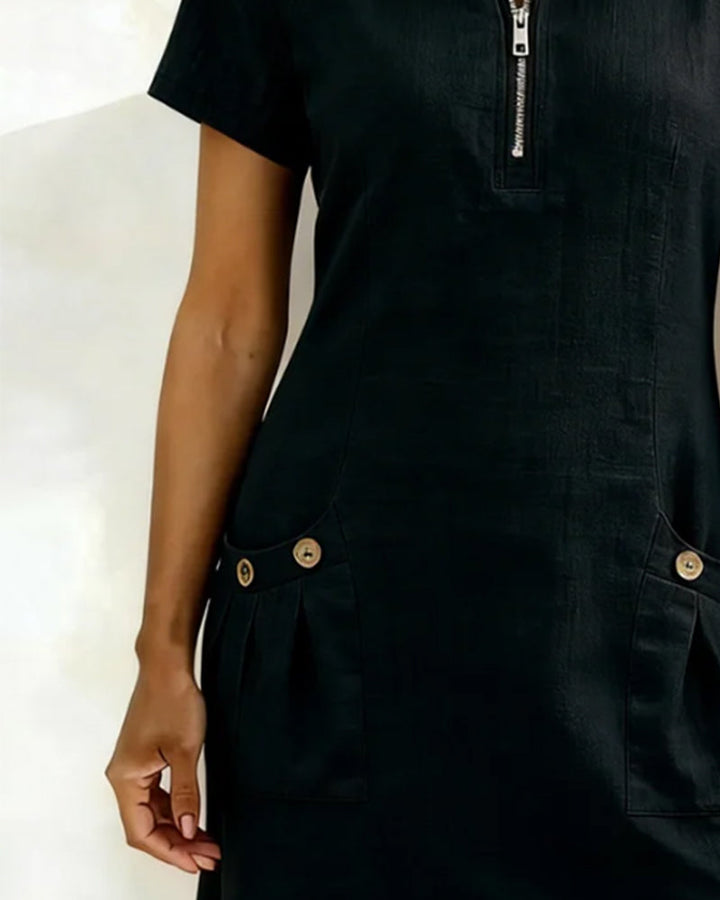 Van Elst Mode® | Dress with Zip Pocket