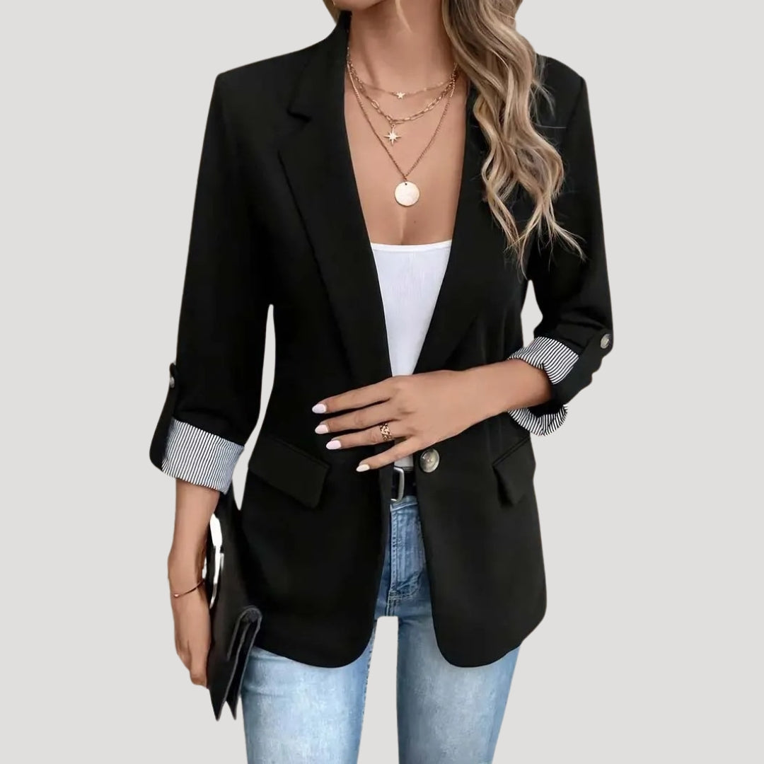 Women's fitted blazer smart casual blazer jacket women