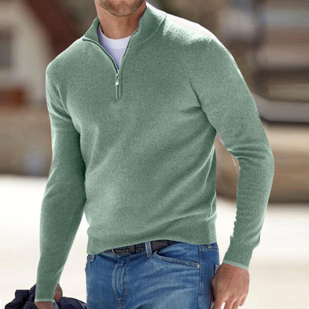 Harron | Premium Half Zip Sweater