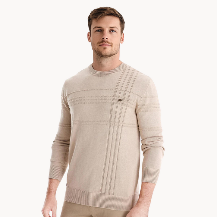 Beeckhoven™ | Men's Jumper with Check Design