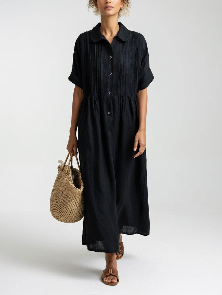 Lysandra™ - Fluid Summer Shirt Dress