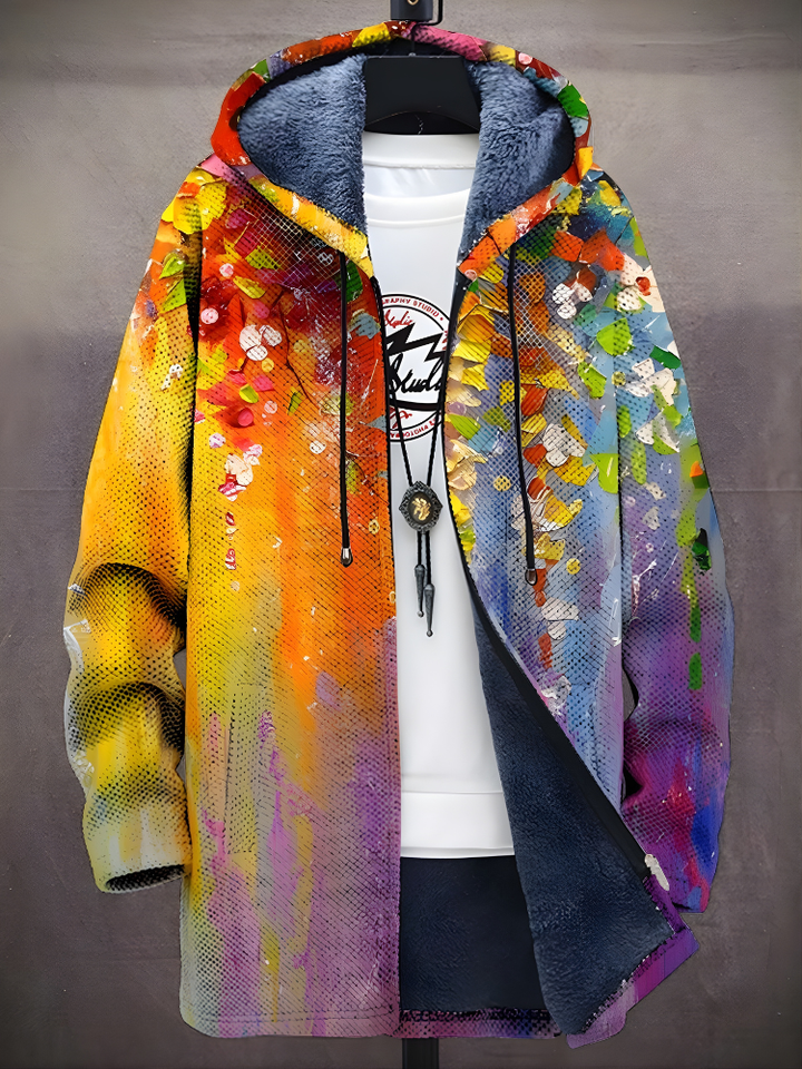 Eren | Luxe Artistic Zip-Up Hoodie
