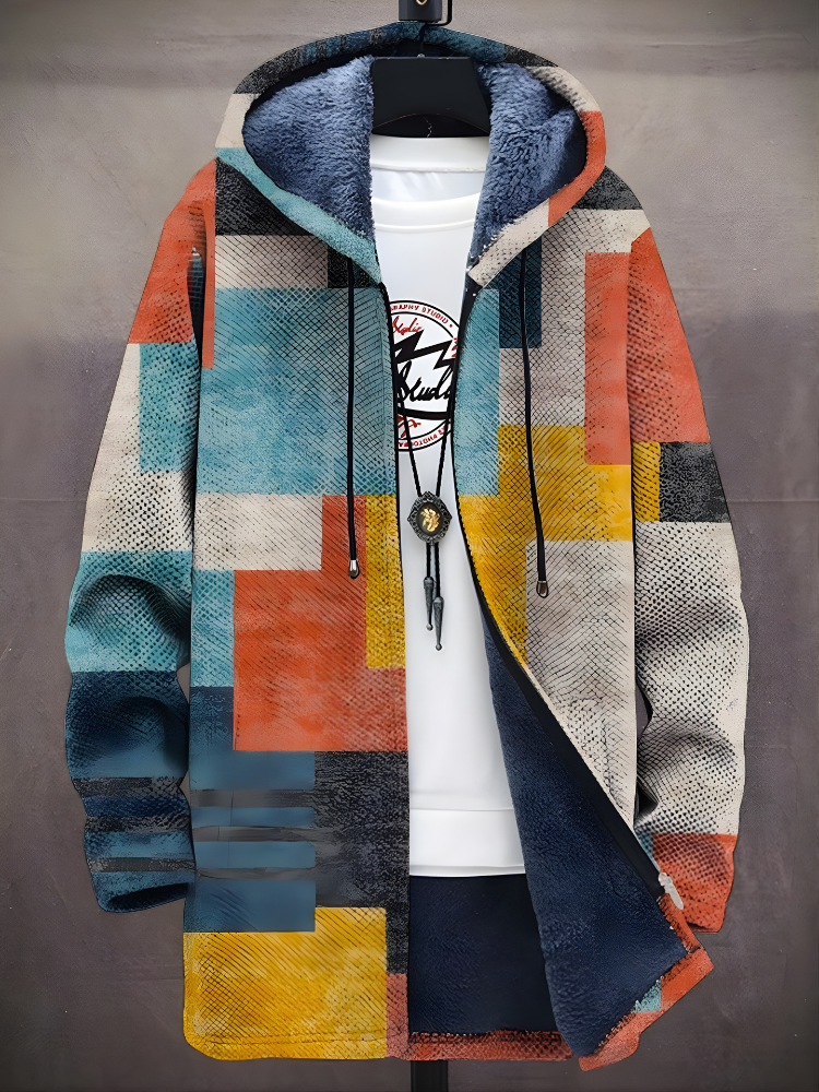 Eren | Luxe Artistic Zip-Up Hoodie