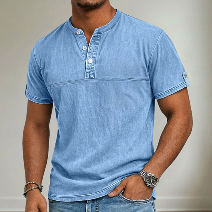 Noah | Stand Collar Short Sleeve