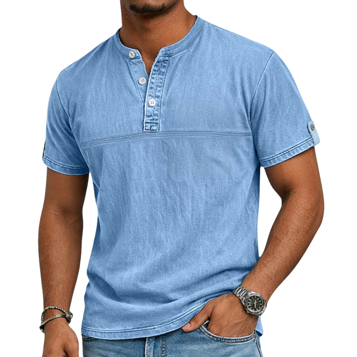 Noah | Stand Collar Short Sleeve