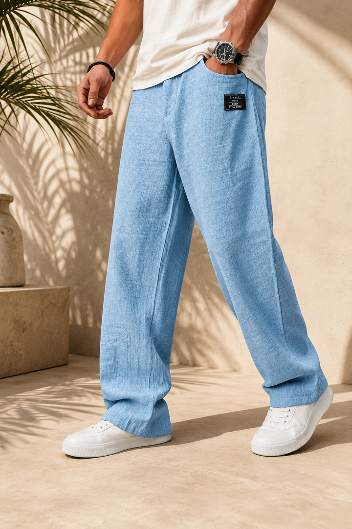 Marco | Premium Linen Casual Trousers
