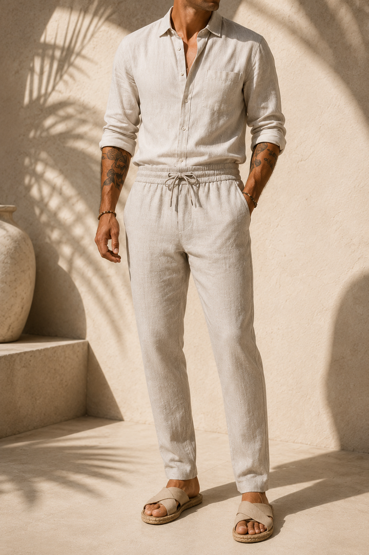 Mateo Beach | Summer Linen Trousers