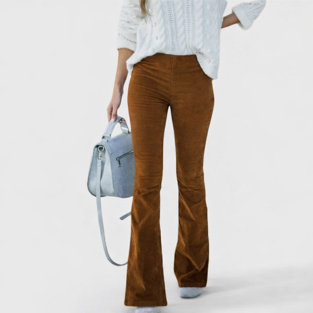 Chalvessa | Flared Elegant Trousers