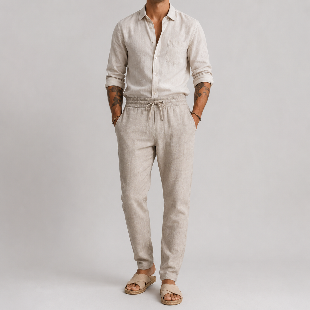 Mateo Beach | Summer Linen Trousers