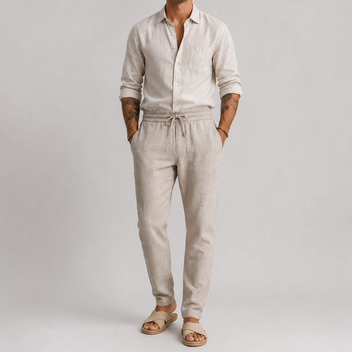 Mateo Beach | Summer Linen Trousers