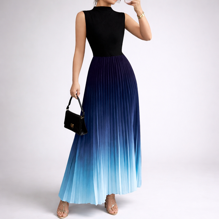 YZA™ | Elegant Ombre Sleeveless Evening Dress